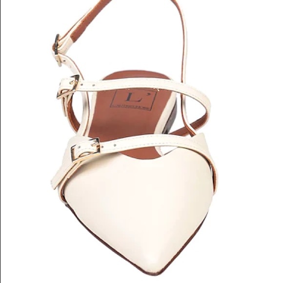 L’ Autre Chose Ivory Ballet Flats Size 36 NWT - Picture 4 of 4